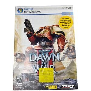 Warhammer 40,000 Dawn of War 2 Pc DVD Game THQ with manual and two sided poster